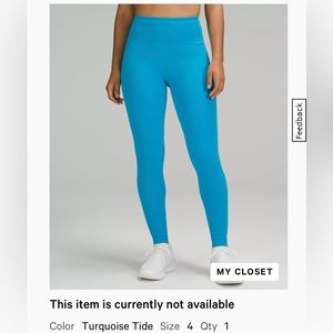 Lululemon Swift Speed High rise tight - 28in